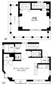 テトラ千石の間取り画像