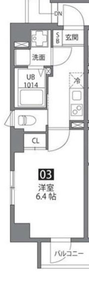 First Residence 西日暮里の間取り画像