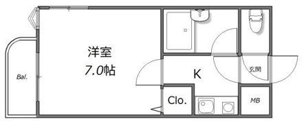 ショーミエール安朱の間取り画像