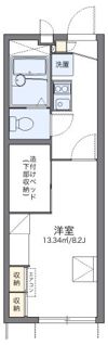 レオパレスサンバードBの間取り画像
