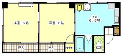 国際コーポの間取り画像