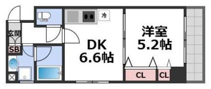 フレンシアノイエ内本町の間取り画像