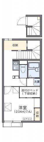 レオパレスブライトセゾンの間取り画像