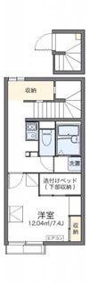 レオパレスブライトセゾンの間取り画像
