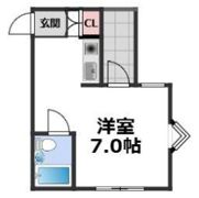 JPアパートメント生野Ⅱの間取り画像