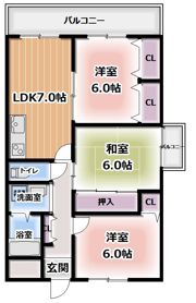 ラフィーネ香里園の間取り画像
