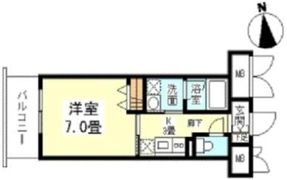 CASA京橋の間取り画像