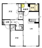 ノール・コートF棟の間取り画像