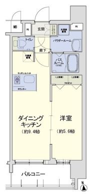 スワンズシティ梅田ウエストの間取り画像