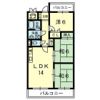 ｺｱﾏﾝｼｮﾝ室園台 C303号の間取り画像