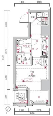 LUMEED勝どきの間取り画像