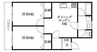 緑風館山西町の間取り画像