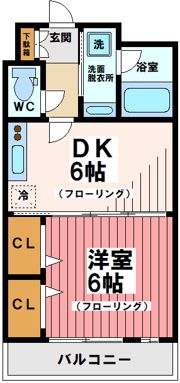 クワイエットつつじヶ丘の間取り画像