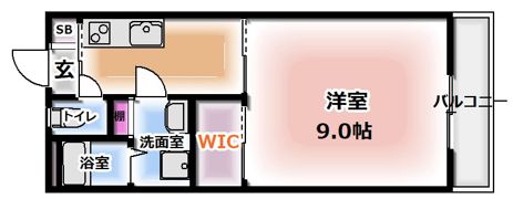 前川コーポの間取り画像
