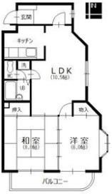 プロクシィスクエア香坂の間取り画像