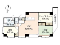 ラフィーネカツタの間取り画像