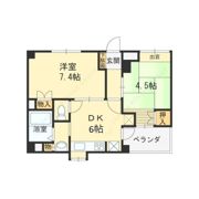 フロンテージ芦屋の間取り画像