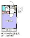 サンイーグル富士見(E-071)の間取り画像