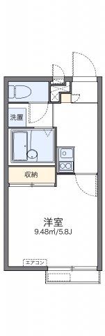 レオパレスルミエール馬場の間取り画像