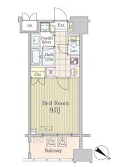 グランパレス東京八重洲アベニューの間取り画像