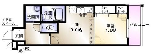 リオヴェール彩都の間取り画像