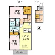 クラポンテMの間取り画像