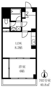 須賀マンションの間取り画像
