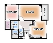 アーカンシェル東寝屋川の間取り画像
