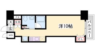レジディア神戸磯上の間取り画像