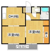 ラポールA棟の間取り画像