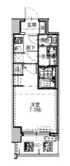 S-RESIDENCEドーム前千代崎の間取り画像