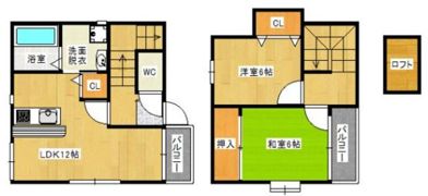 ポラリス板付の間取り画像