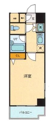 スカイコート森下の間取り画像
