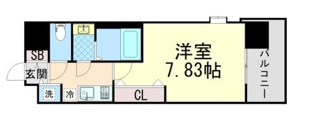 Luxe東灘の間取り画像