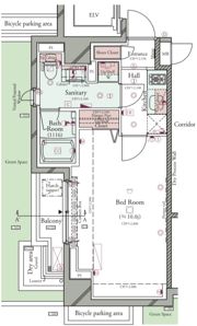 コンシェリア池袋 THE RESIDENCE WESTの間取り画像