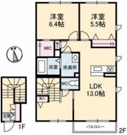 シャーメゾン浅野 B棟の間取り画像