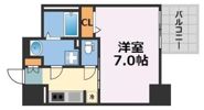 S-RESIDENCE難波大国町Deuxの間取り画像