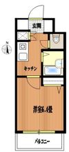 メインステージ錦糸町駅前の間取り画像