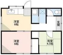 上島3丁目借家の間取り画像