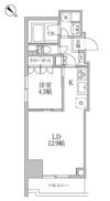 レジディア文京本郷Ⅲの間取り画像