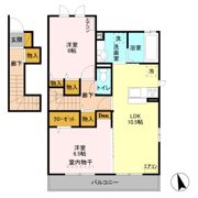 シャインアイリス Ⅱの間取り画像