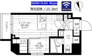 ステージファースト上野松が谷アジールコートの間取り画像