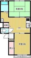ハイツ福江の間取り画像