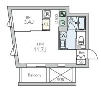 GranDuo中野6の間取り画像
