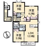 リズィエール地御前 B棟の間取り画像