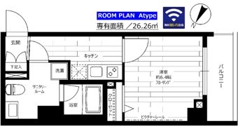 グランドコンシェルジュ日本橋水天宮の間取り画像