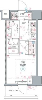 クレヴィスタ阪東橋Ⅱの間取り画像