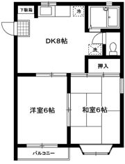 ラ・フルール夏山の間取り画像