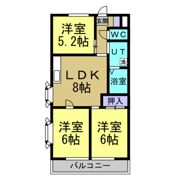 コーポアゲの間取り画像