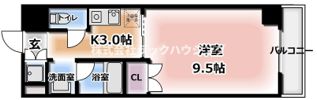 リバティ西三荘の間取り画像